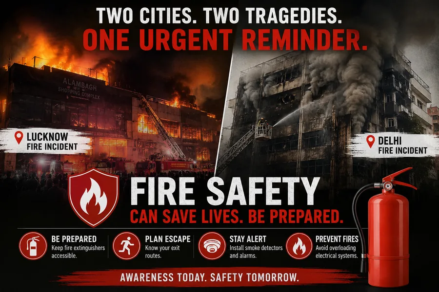 Lucknow and Delhi Fire Tragedies, What Every Building Owner in Bhopal Should Check Right Now