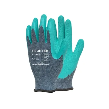 Karam Frontier Crinkle Latex Palm Gloves, Cotton Composite Liner