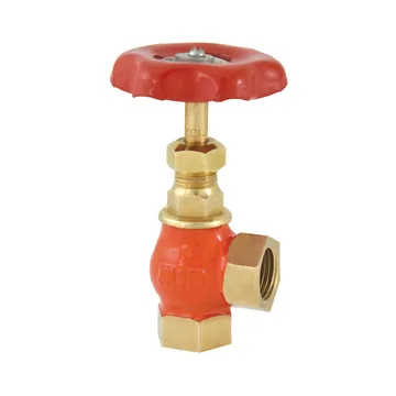 Zoloto Bronze Angle Globe Valve No.4, Screwed (1001A)