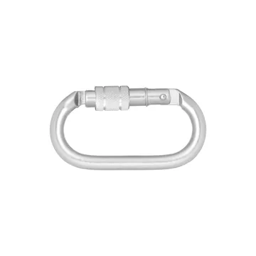 Karam Steel Screw Locking Bulb Type Karabiner