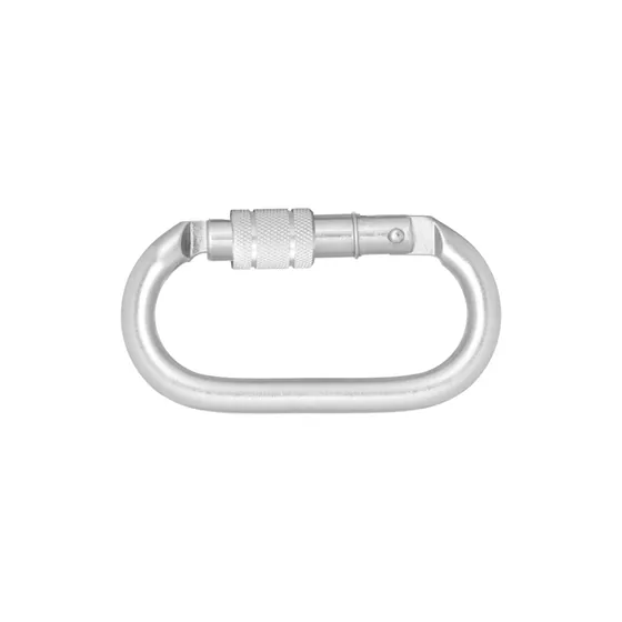 Karam Steel Screw Locking Bulb Type Karabiner