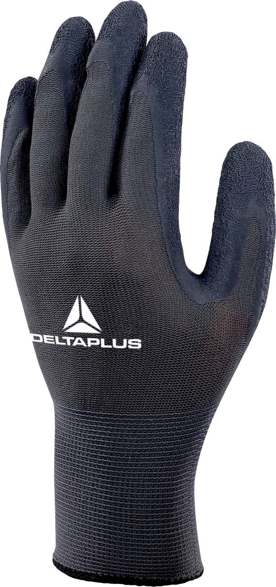 Delta Plus VE630 Polyester Gloves, Latex Coated