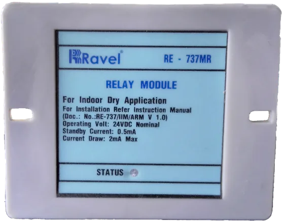 Ravel Addressable Relay Module with Isolator (MonitI Single Loop)