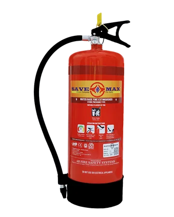 Savemax Water Fire Extinguisher, Stored Pressure, 9 Litre
