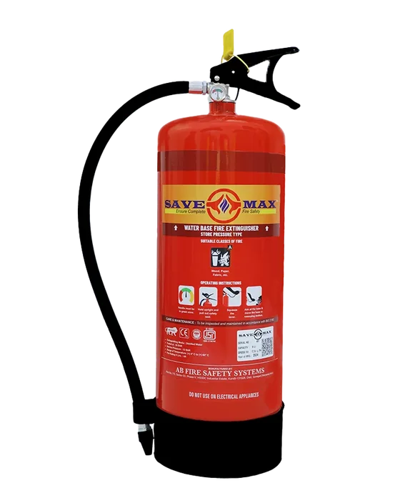 Savemax Water Fire Extinguisher, Stored Pressure, 9 Litre
