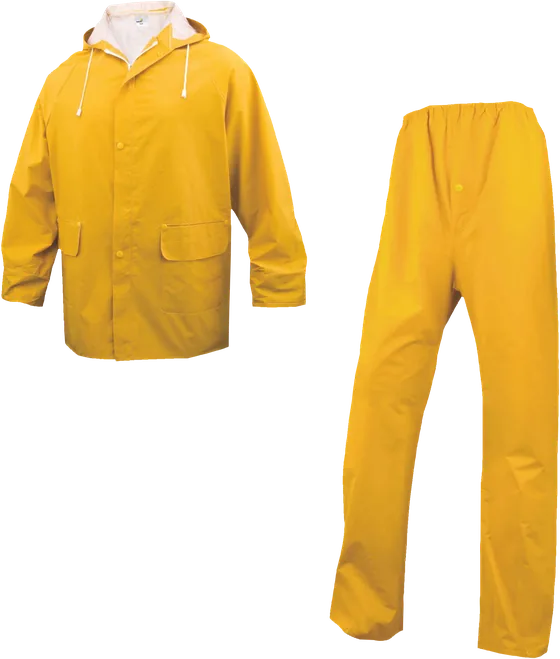 Delta Plus 304 PVC Rain Suit, Jacket and Trousers