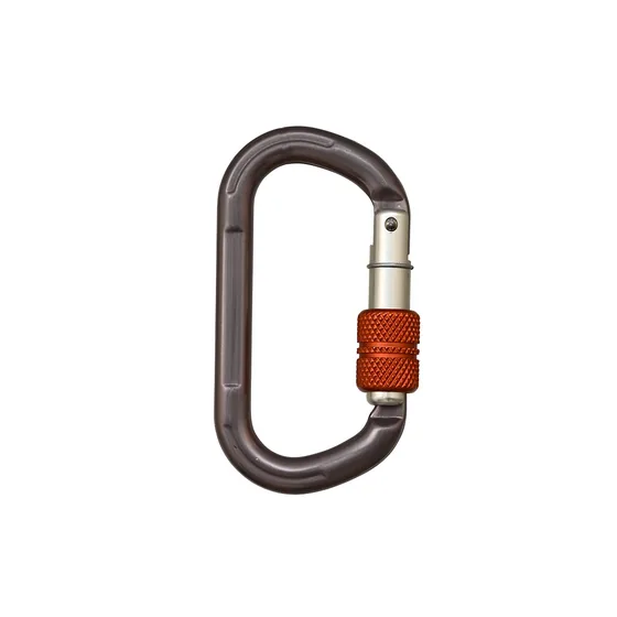 Karam Aluminium Screw Locking Bulb Type Karabiner