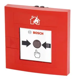 Bosch FMC-120-DKM Conventional Double Action Manual Call Point, Red, Indoor (G) or Outdoor (H)