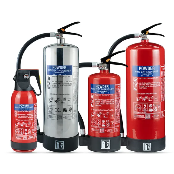 Ceasefire EN Approved ABC Fire Extinguisher, MAP 50 and MAP 90 Stored Pressure