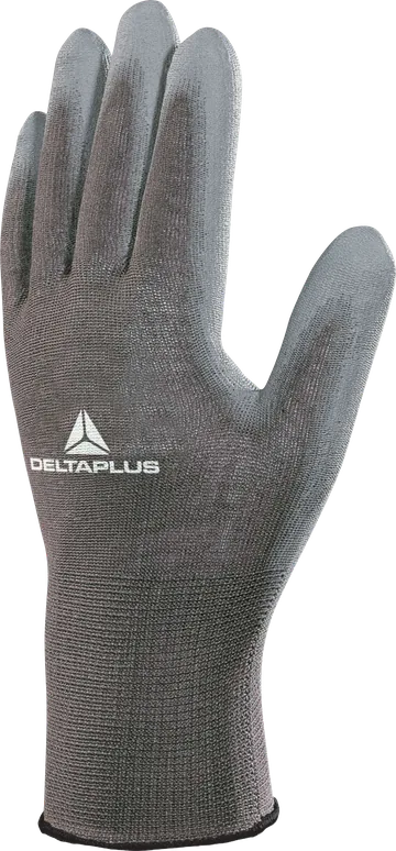Delta Plus VE702P Polyester Gloves, PU Coated