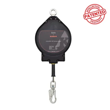 Karam Retractable Block with Synthetic Textile Rope, 18 m