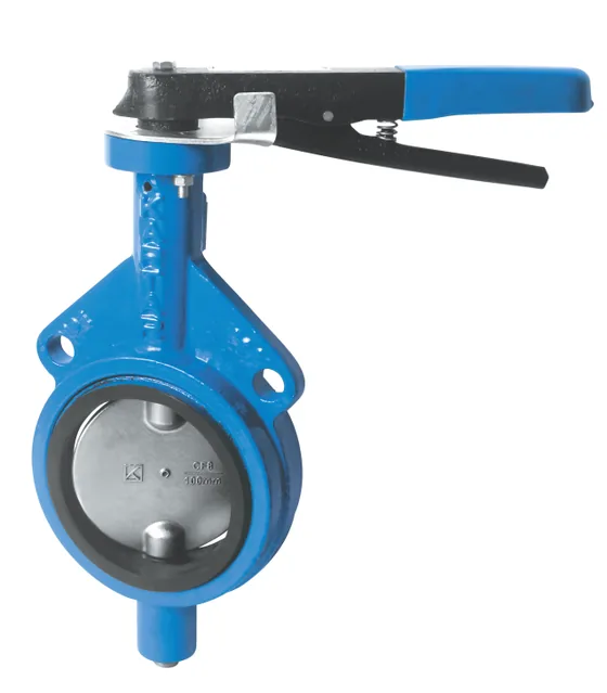 Kartar Valves Wafer Butterfly Valve, Replaceable Liner, CI Body, PN 1.0 (K703, K704)