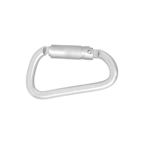 Karam Steel Triple Action Locking Bulb Type Karabiner