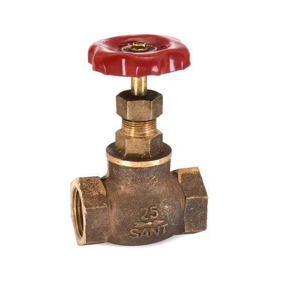 Sant Valves IS-11 Bronze Globe Valve, IS 778 Class 2, Screwed