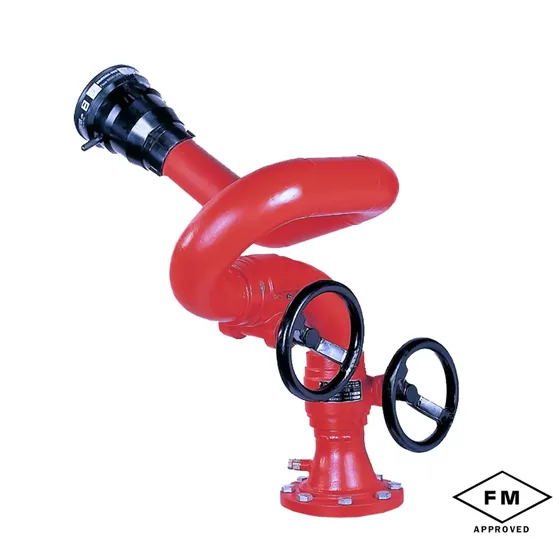 HD Fire Monitor MG 413, Galvanized Carbon Steel, 4 inch, FM Approved