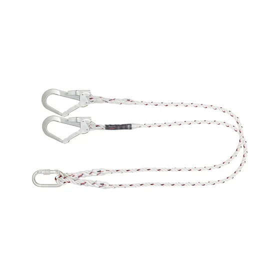 Karam Twin Leg Restraint Lanyard, Twisted Rope