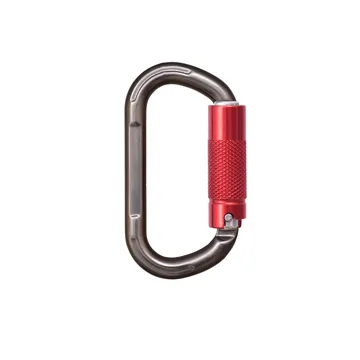 Karam Aluminium Triple Action Locking Bulb Type Karabiner