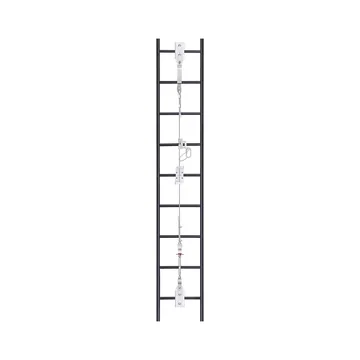 Karam Vertex PN7000 Vertical Lifeline with Stainless Steel Shock Absorber