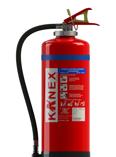 Kanex Monnex BC Powder Fire Extinguisher, Cartridge Operated