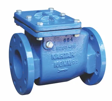 Kartar Valves DI Swing Non Return Valve, PN 1.6, Blue Epoxy, IS 5312 (K516, K517)