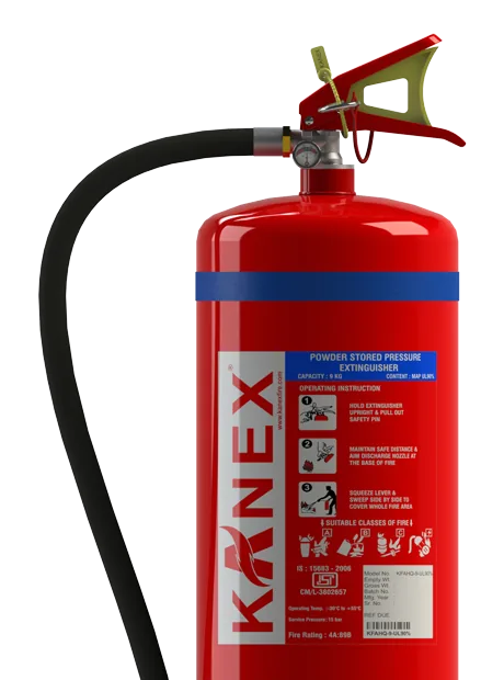 Kanex ABC Fire Extinguisher, MAP 90 Stored Pressure (HQ series)