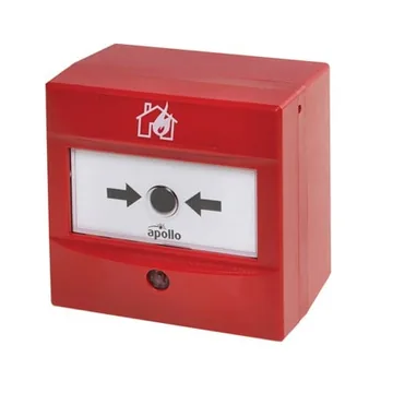 Apollo Intelligent Manual Call Point, Red, with Isolator