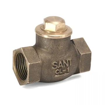 Sant Valves IS-14 Bronze Horizontal Lift Check Valve, IS 778 Class 1, Screwed