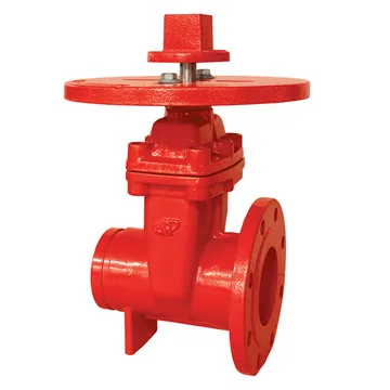 New Age Gate Valve, 200 psi, NRS, Flanged x Grooved, UL Listed