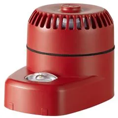 Siemens RoLP-LX-RR Low Current Sounder Beacon, Red Housing, Red Flash