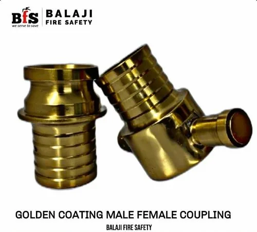 Balaji Fire Safety Instantaneous Hose Coupling, Brass, 63 mm