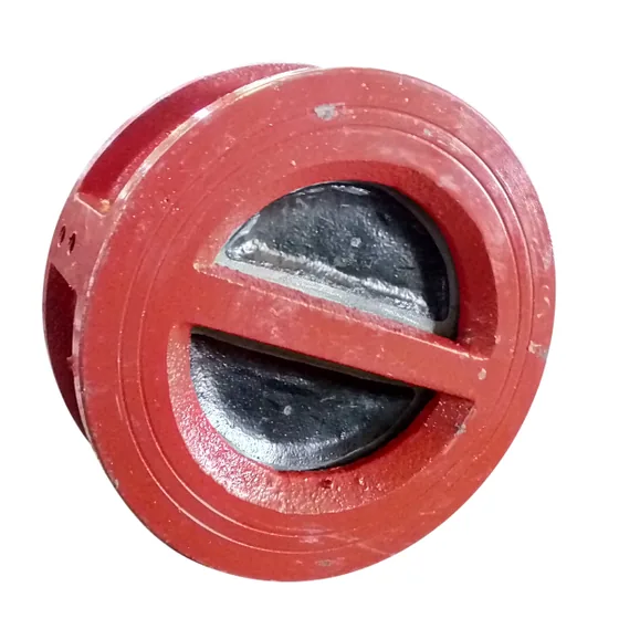 Kartar Valves Red Dual Plate Check Valve, CI Body, DI Doors, PN 16 (K-937)