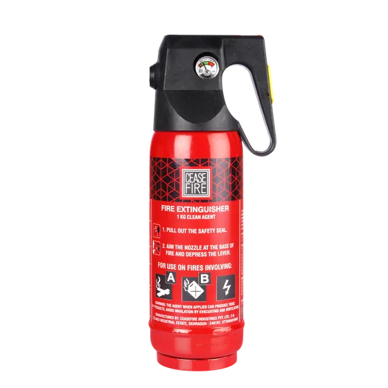 Ceasefire Clean Agent Fire Extinguisher for Home and Car, Fluoroketone (FK-5-1-12)