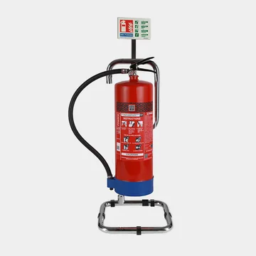 Ceasefire Flat Pack Tubular Extinguisher Stand, Chrome Finish