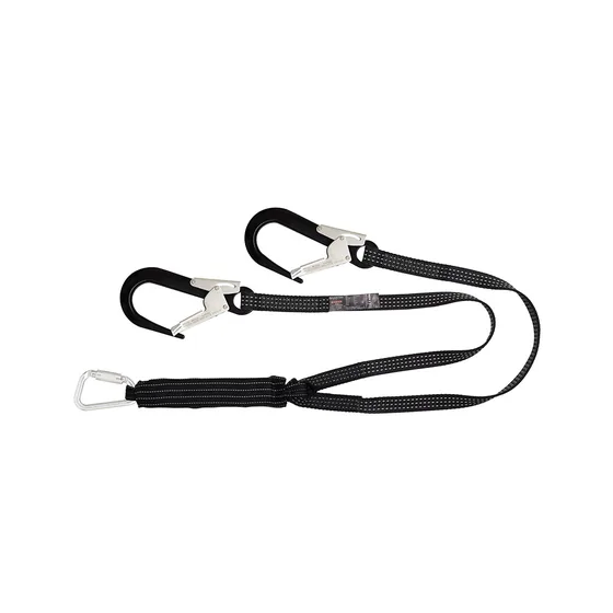 Karam Nospark Antistatic Energy Absorbing Twin Leg Lanyard, 30 mm Webbing