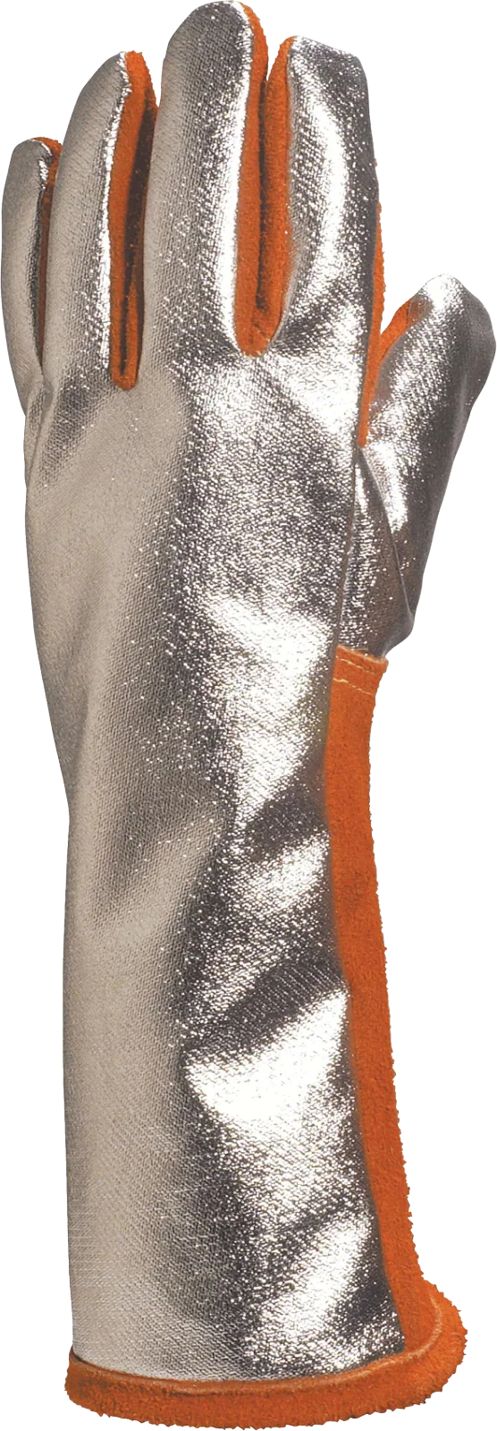 Delta Plus TERK400 Aluminised Leather Welding Gloves, 40 cm