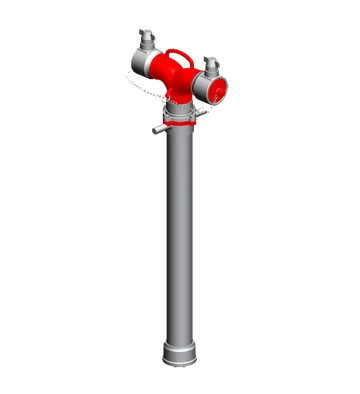 Aaag Standpipe, Double Outlet, Aluminium (AAAG A192)