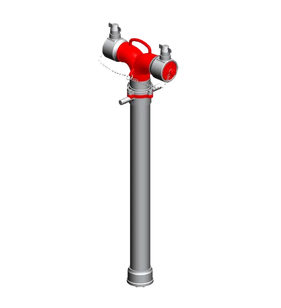 Aaag Standpipe, Double Outlet, Aluminium (AAAG A192)