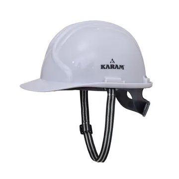 Karam Safety Helmet with Peak and Textile Cradle (EN 397, IS 2925)