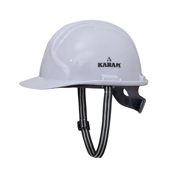 Karam Safety Helmet with Peak and Textile Cradle (EN 397, IS 2925)