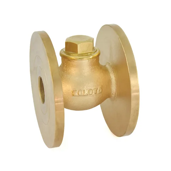 Zoloto Bronze Horizontal Check Valve No.8, Flanged (1012)