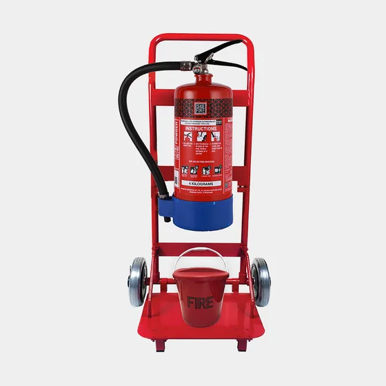 Ceasefire Flat Pack Extinguisher Trolley, Single, Double and Triple