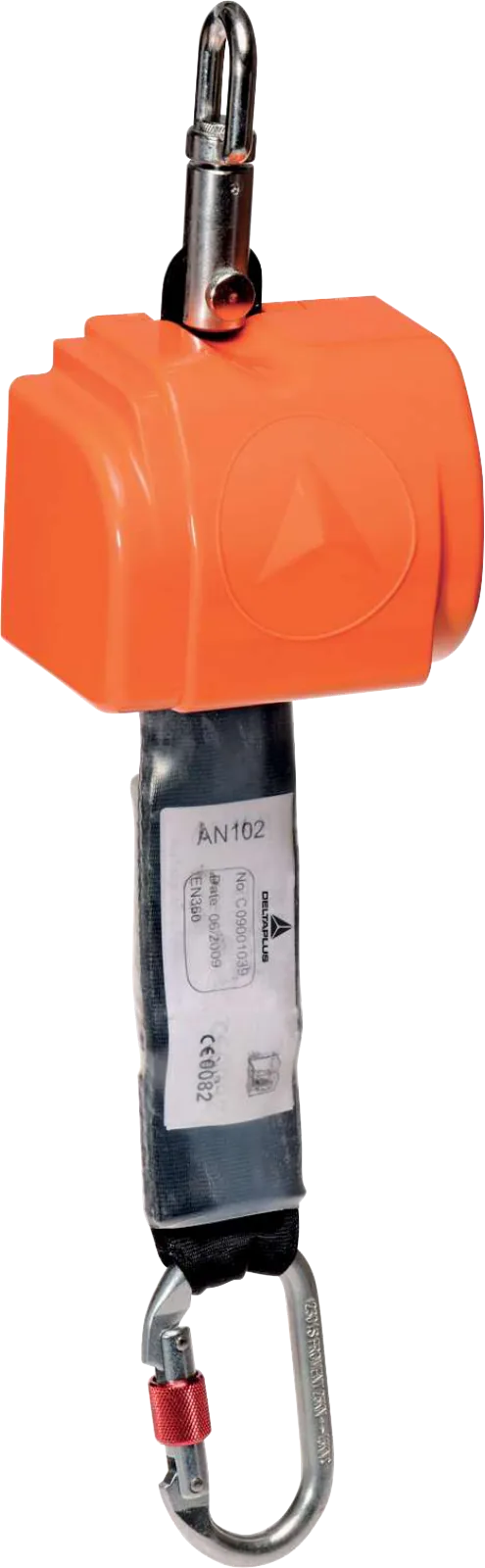 Delta Plus MINIBLOC AN102 Retractable Fall Arrester, 2.50 m Strap