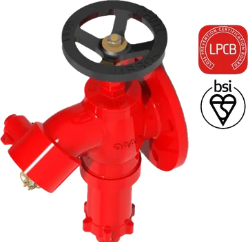 Aaag Pressure Reducing Landing Valve, Bronze, BS 5041-1, LPCB Approved, 65 mm