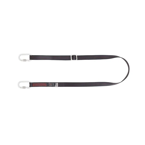 Karam Work Positioning Lanyard with Ring Adjuster, Webbing