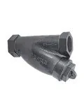 Kartar Valves Cast Iron Y Type Strainer, SS Screen, Screwed (K-105)