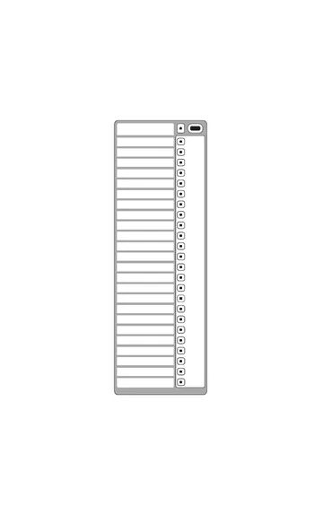 Notifier ONYX ACM-48A LED Annunciator