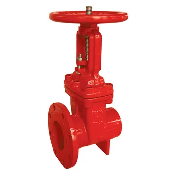 New Age Gate Valve, 200 psi, OS&Y, Flanged x Grooved, UL Listed