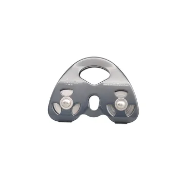 Karam Double Tandem Pulley, Small, Stainless Steel Sheaves