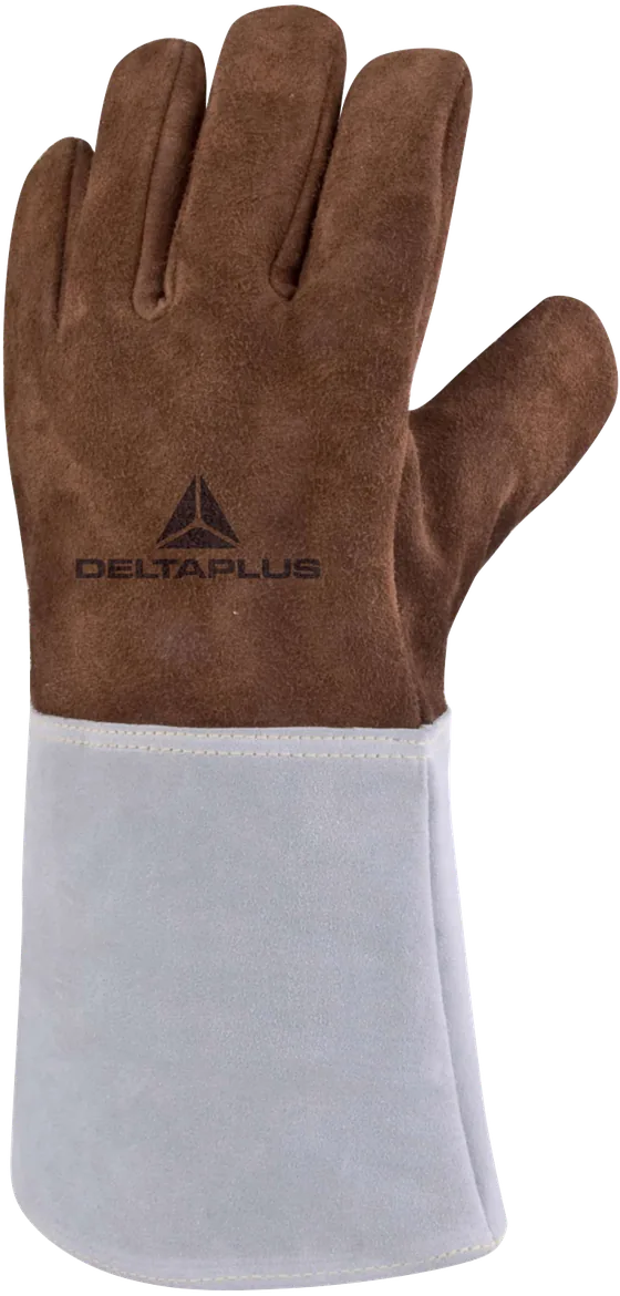 Delta Plus TER250 Heat Resistant Leather Welding Gloves, 40 cm