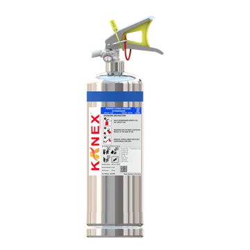 Kanex ABC Fire Extinguisher, MAP 90 Stored Pressure, Stainless Steel Body (HQ series)